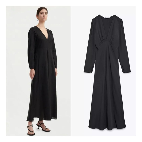 🎁Zara Midi Elegante Dress - New🎁 - Picture 7 of 14